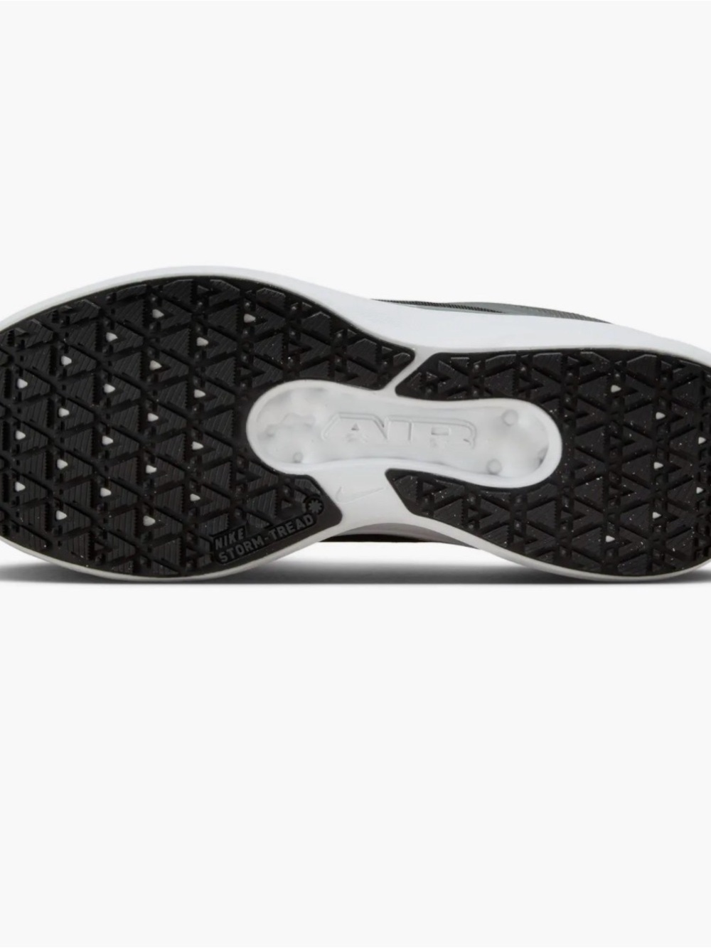 Nike White and Black Quilted Golf Shoes - Picture 2 of 8